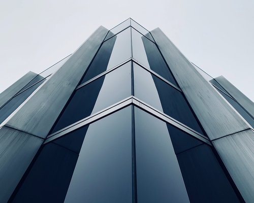 Modern office building interior in Lima